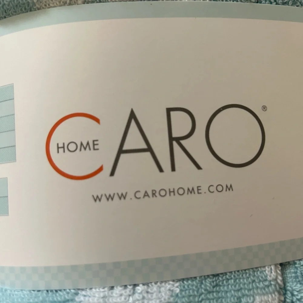 Caro Home 6-Piece Bath Towel Set - Light Blue